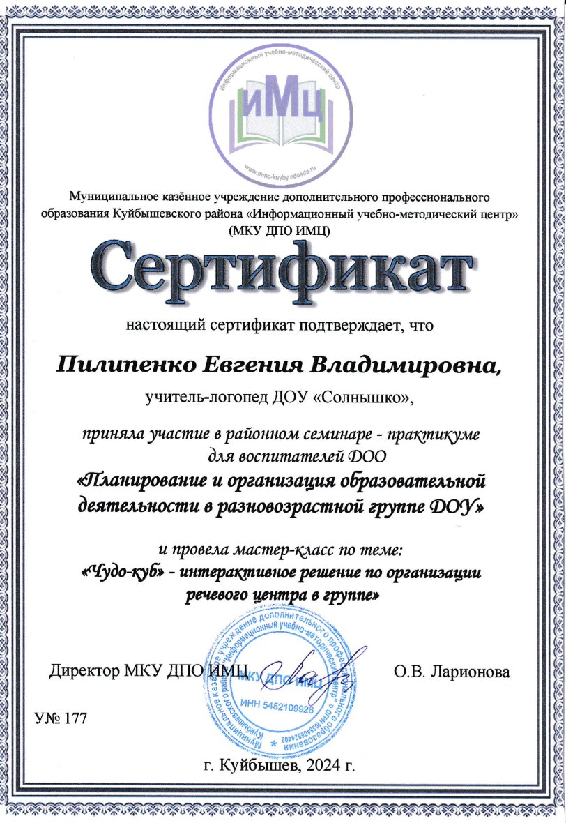 Районный семинар-практикум 2024 год